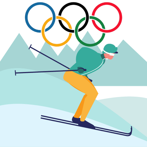 Bast nÃ« Winter Olympic Games internet